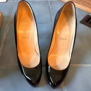 Genuine Christian Louboutin Rolando 120 Patent Calf size 39